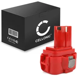 Cellonic, Werkzeugakku + Ladegerät, Akku für Makita BMR100, ML903, 9135A, 6203D, 6990D, 6992D, DA392D, 6207D (9.60 V)