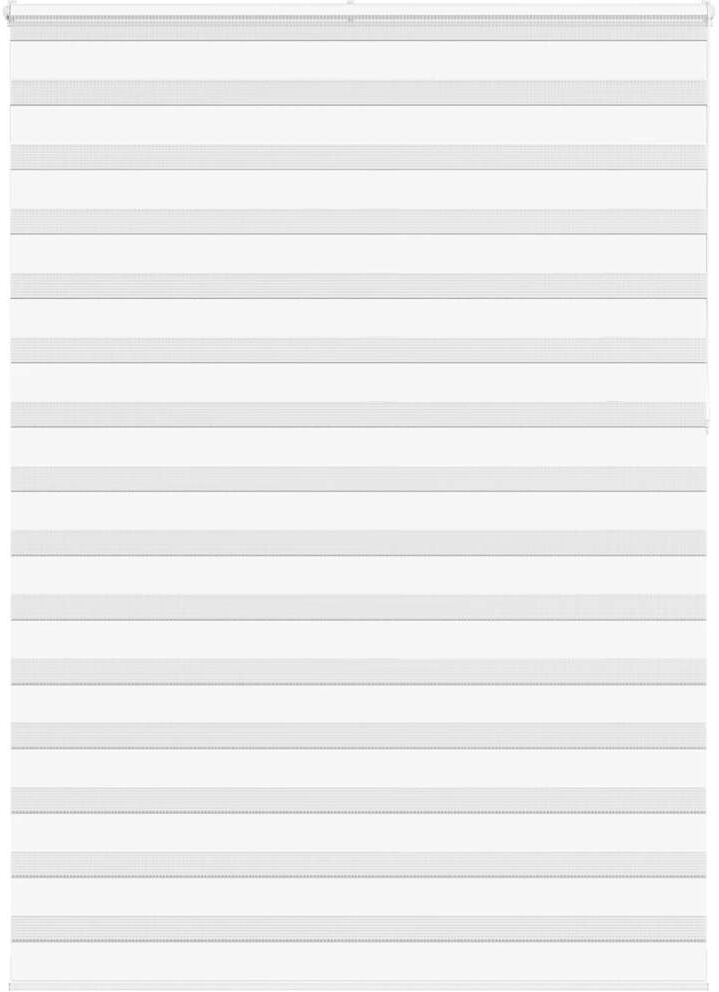 vidaXL Store zèbre blanc 155x230 cm largeur du tissu 150,9cm polyester