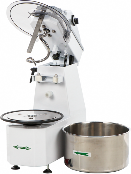 Fimar 18SR - Spiralkneter mit kippbarem Kopfstück  - 400V - 2 Geschwindigkeiten