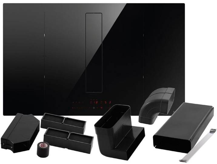 Elica Kochfeld mit Dunstabzug PRF0179476 + KIT0167756, Timer, TouchControl-Bedienung