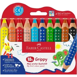 Faber-Castell (Schule) Buntstifte »Grippy« 10 Stück