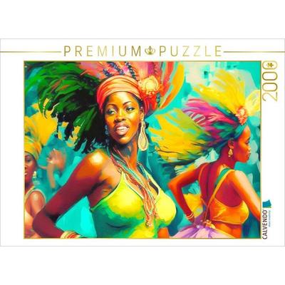 CALVENDO Puzzle Karibische Schönheit beim Tanz | 2000 Teile Lege-Größe 90x67cm Foto-Puzzle für glückliche Stunden, Sonstige von , Calvendo Puzzle