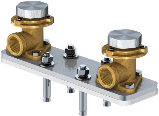 Steinberg Serie 100 UP-Einbaukörper 0101160 1/2", für freistehende Wannenarmatur/Brausearmatur