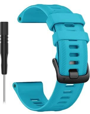 Inspired Finds Sports Silicone Replacement Strap For Garmin Forerunner 965 955 945 935 745 22mm Soft, Durable, And Adjustable Watch B blue for Forerunner 965
