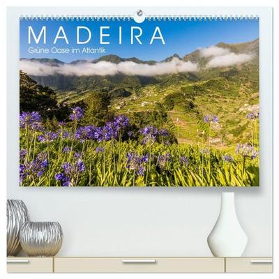 MADEIRA Grüne Oase im Atlantik (hochwertiger Premium Wandkalender 2027 DIN A2 quer), Kunstdruck in Hochglanz
