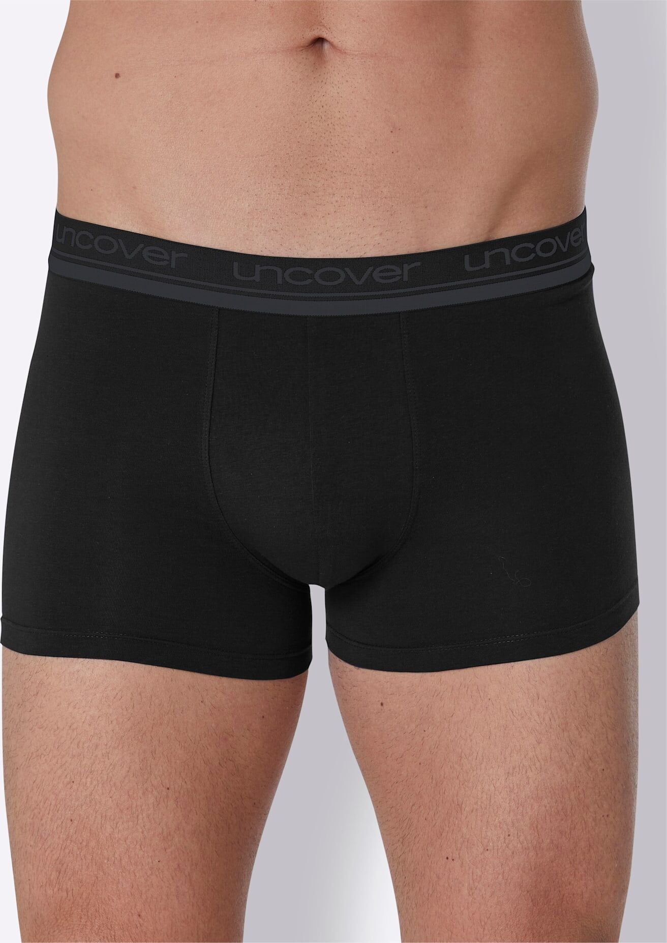 Panty SCHIESSER, Herren, Gr. 5, 3 Stk., schwarz, 95% Baumwolle, 5% Elasthan, Unterhosen Panty schwarz 5, 3 Stk.