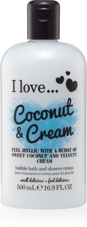 I Love Coconut & Cream Shower and Bath Gel Oil 500 ml
