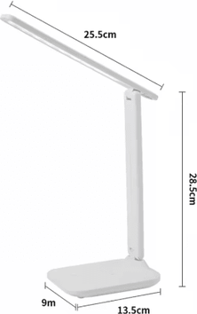 Inspire Picks USB Foldable Table Lamp Dimmable Study And Bedside Reading Light For Students small Plug in 3color