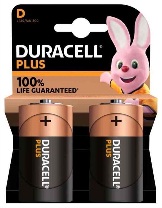 Duracell Plus 100 Torcia(d) 2 Pezzi Blister Mn1300