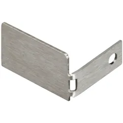 Schlüter Systems LIPROTEC-LLPM/EK Endkappe H=15 mm Edelstahl gebürstet (V4A) Höhe: 15 mm
