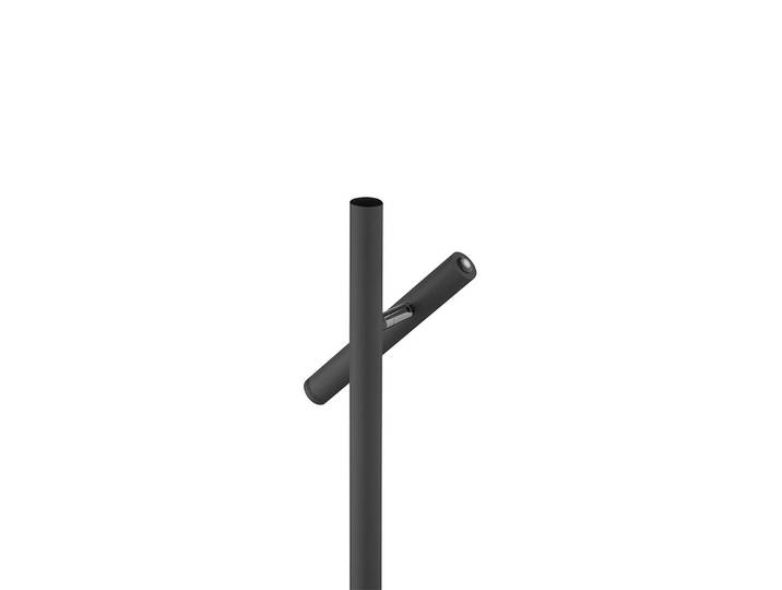 HELL LED Tischlampe Streak-B, dimmbar, schwarz, für Wohn- / Esszimmer, Metall, Modern