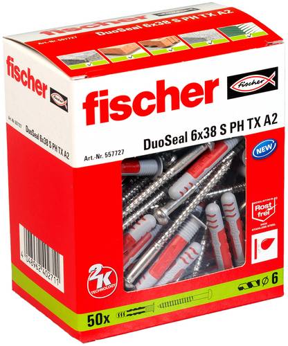 Fischer 557727 DuoSeal Dübel 38mm 6mm 50St.