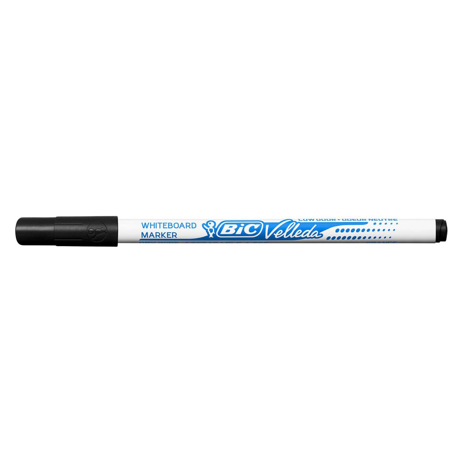 Bic Whiteboard-Marker Velleda 1721, Rundspitze, schwarz (1x) (841842)