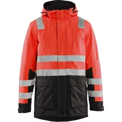 Warnschutz Winterparka "4495" - XL - rot/schwarz