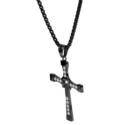 Kette ohne Anhänger ADELIA´S "Halskette mit Anhänger – aus Edelstahl", schwarz, Halsketten, Damen, 61cm, Edelstahl, Perfekt als Geschenk zum einfach so