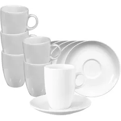Seltmann Weiden VIP. Cappuccinotasse mit Untertasse 230 ml 6er Set