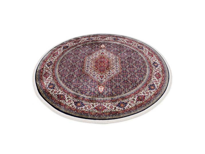 Novel Teppich Mithras Bidjar, Braun, Dunkelrot, Beige, rund, für Fußbodenheizung geeignet, pflegeleicht, Teppiche und Böden, Teppiche, Runde Teppiche