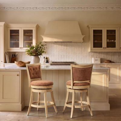 HULALA HOME Country Farmhouse Lumiere Barstool Set of 2