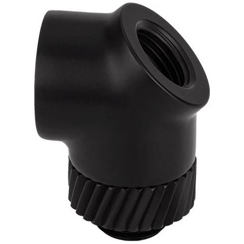 Thermaltake Pacific SF 45 Degree Adapter Matte Black DIY LCS Fittings