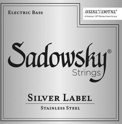 Sadowsky Silver Label Bass 6 .032 SS