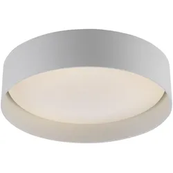 Schöner Wohnen-Kollektion LED Deckenleuchte TAVOLI weiss, rund D=28,5cm, dimmbar, Fernbedienung