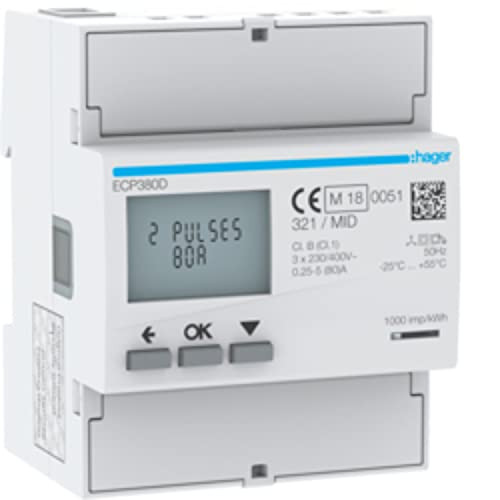 Hager Energiemeter 3-fasen ECP380D
