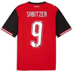 Puma Österreich 2026 Heimtrikot rot/schwarz XL-Sabitzer 9