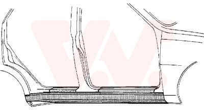 Van Wezel Einstiegblech 4337104 Rechts