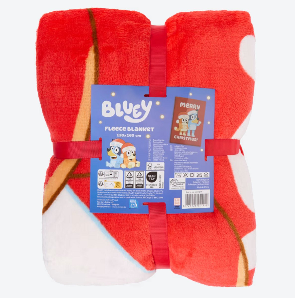 Bluey fleece plaid voor kinderen