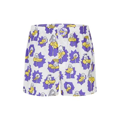 Boxershorts LOUSY LIVIN "Greater Animals", Herren, Gr. L, bunt (blau), 100% Baumwolle, bedruckt, Unterhosen, mit verschiedenen Tiermotive