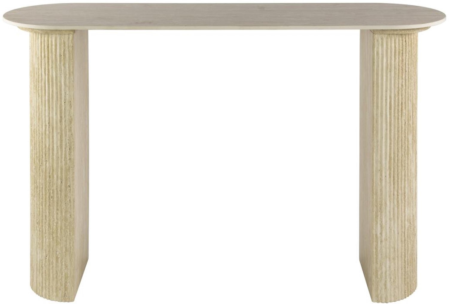 Fraaai Dexter sidetable travertin look 120 cm