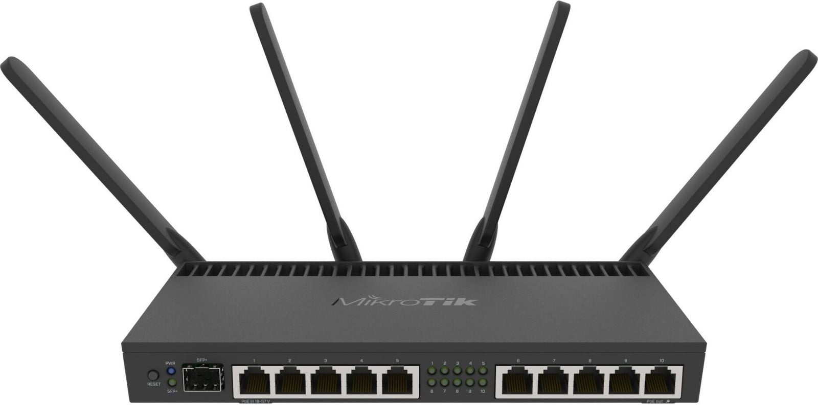 MikroTik RB4011iGS+5HacQ2HnD-IN WiFi 5 Router 2.4GHz/5GHz