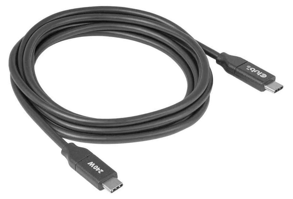 Club3D USB-C Veiligheidsladekabel 240W 2m St/St
