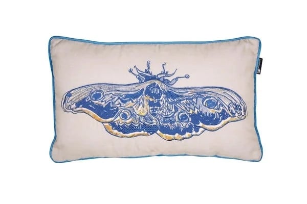 Beddinghouse x Van Gogh Museum Paon de Bonne Nuit Sierkussen Blauw