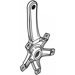 Shimano, Velokurbel, (175 mm)