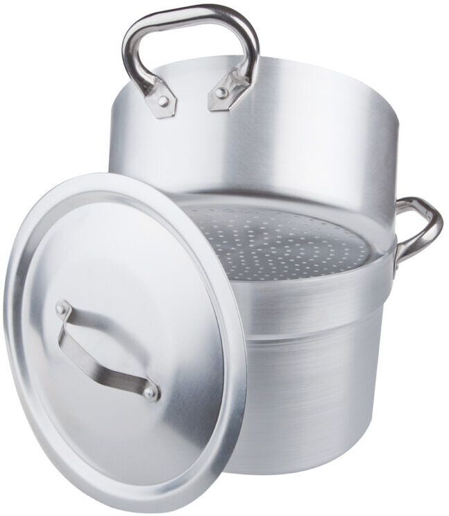 Agnelli Pentola Cuociverdura con Coperchio 28 cm Alluminio 152 3 mm