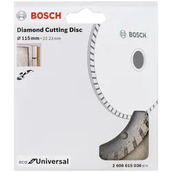 Bosch Diamant-Trennscheibe Eco for Universal 115x22,23mm 7mm Segment
