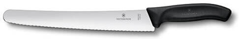 Victorinox Swiss Classic Black 26cm Serrated Pastry Knife