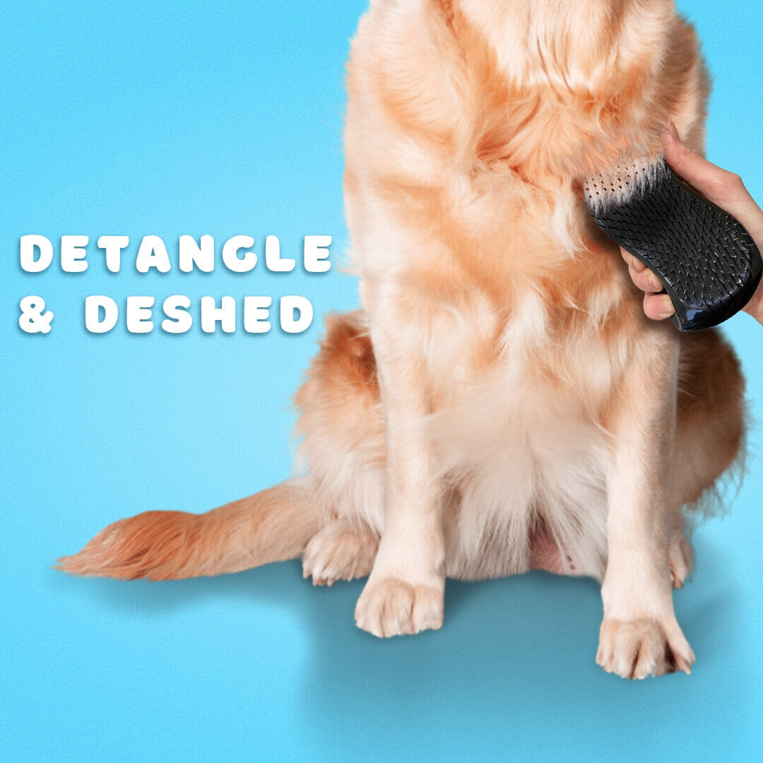 Mud Daddy® Detangling & Deshedding Brush – For Dog Coats