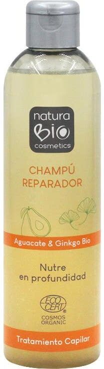NaturaBIO Cosmetics Champu Reparador Aguacate & Ginkgo Bio 250 ml