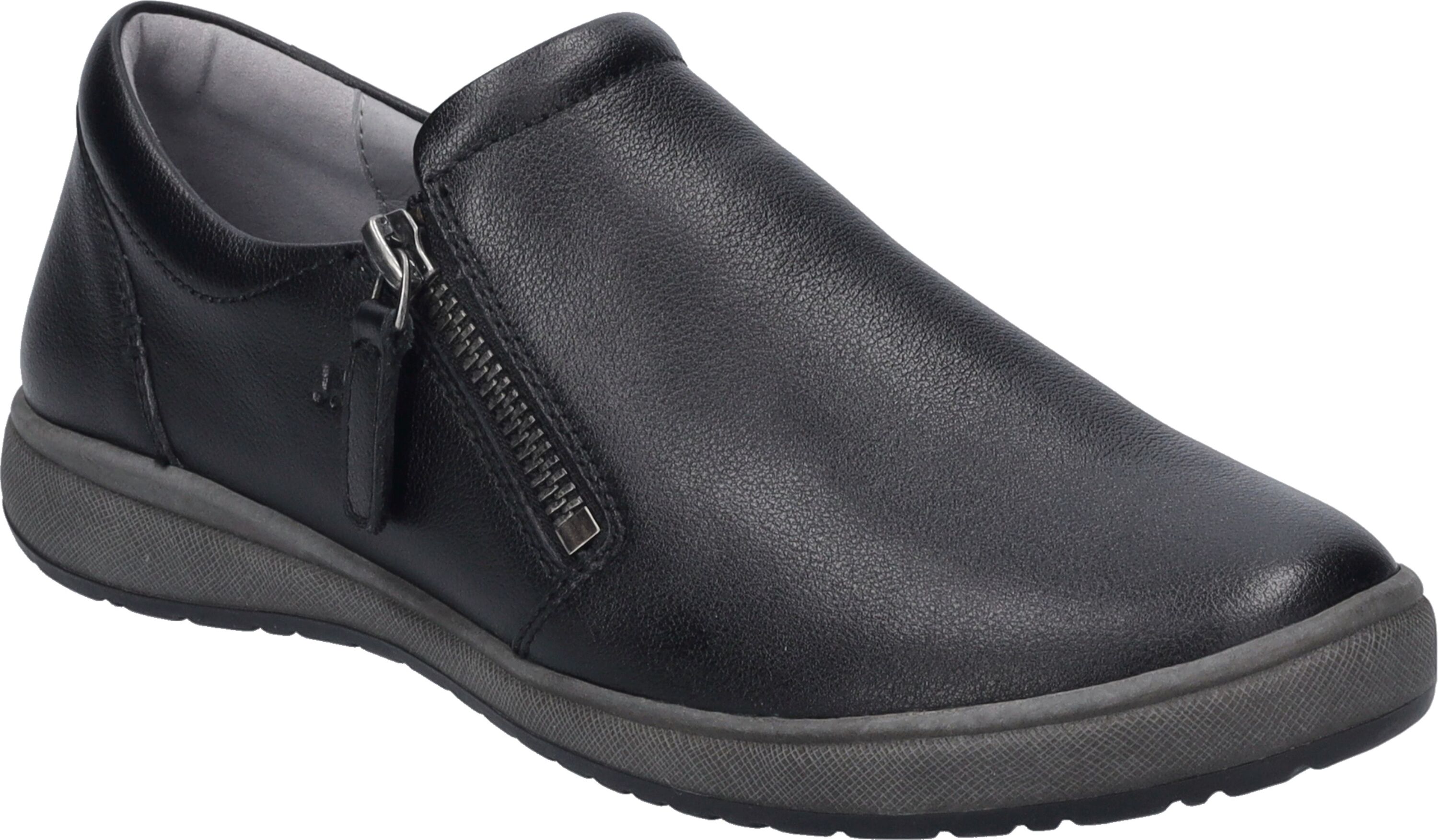 Schnürschuh JOSEF SEIBEL "Caren 23, schwarz", Damen, Gr. 41, schwarz, Obermaterial: 100% Rindsleder Leather cow., Schuhe Schnürschuh