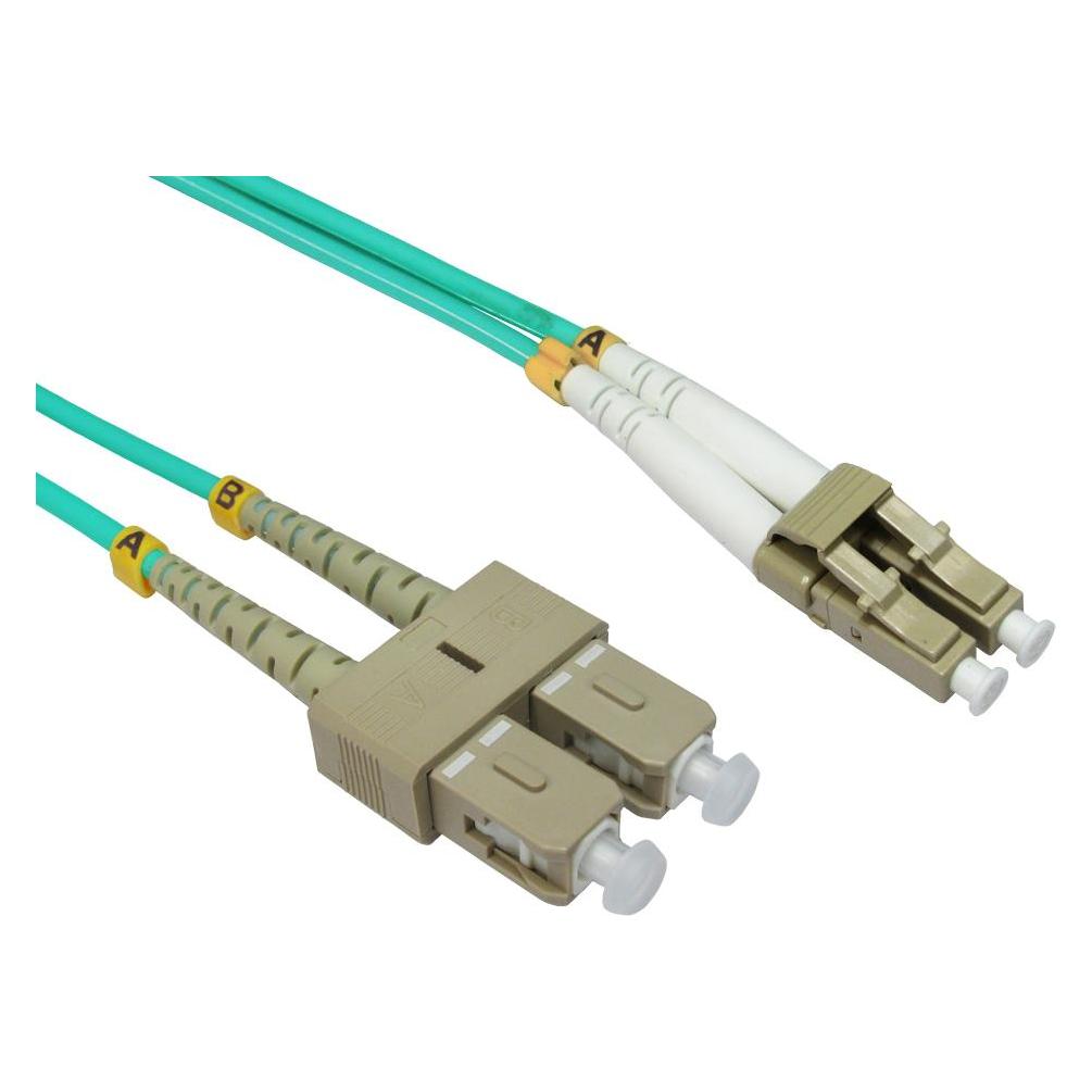 Cables Direct 3M LC-LC 50/125 MMDOM4 FIB CAB AQUA (FB4M-LCLC-030)