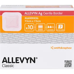 Allevyn Ag Gentle Border 7.5x7.5cm 10 ST
