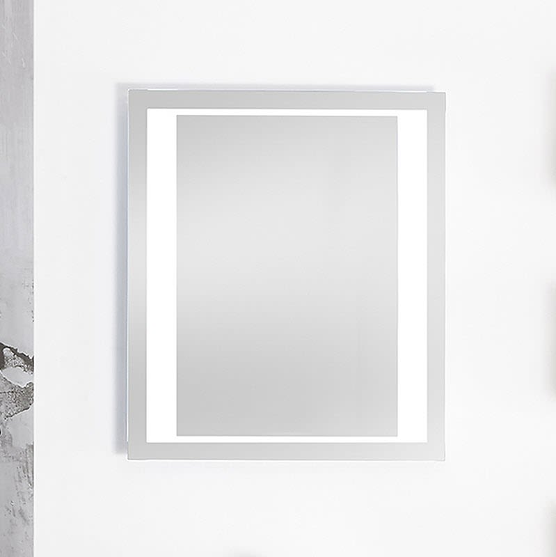 Pelipal Neutrale Flächenspiegel S17 LED Badspiegel 80 x 70 cm mit Touch-Schalter