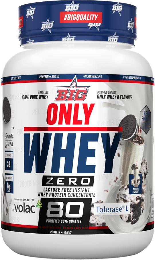 BIG Only Whey Protein Concentrate 1 kg Cookies & Cream