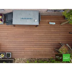MOSO® Bambus Terrassendielen, 20x137 mm, Bamboo N-durance®, grob/glatt, geölt mit Woca