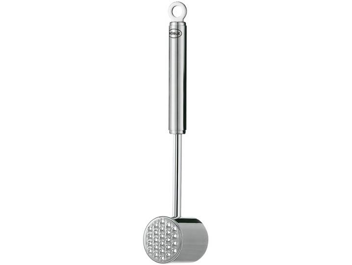 Fleischhammer RÖSLE, silber (edelstahlfarben), Edelstahl 18/10, Fleischklopfer, Fleischhammer, Hammer zum Klopfen von Fleisch, Edelstahl 18/10, spülmaschinengeeignet
