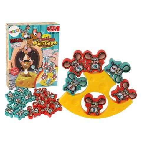 Lean Toys Balancing Mäuse Arcade Spiel 12 Stück (LEA17332-uniw)