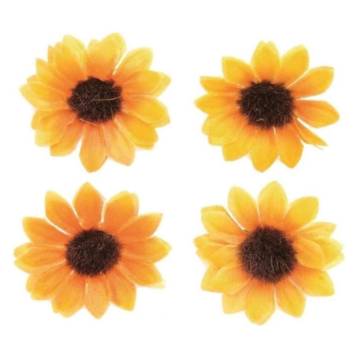 Glorex Sonnenblumenblüten 30-35mm 15 Stück (15 Stk.) (63803593)