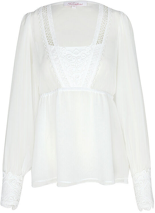 TRENTINI Trachtenbluse creme   36 36